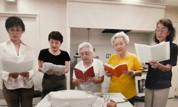 詩吟部活動の様子